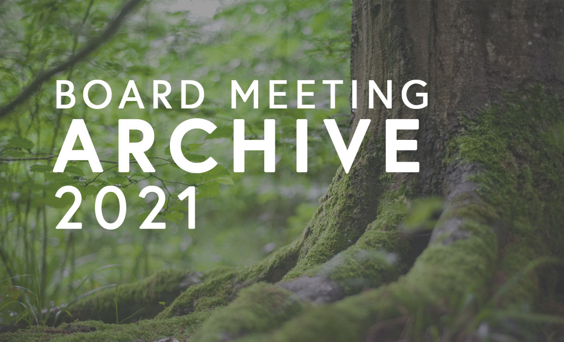 Board Meeting Archive 2021 - Image