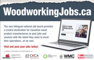 woodworkingjobs.ca image of laptop with happy people displayed on the screen